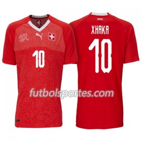 Camisetas Suiza Xhaka 10 Primera Equipacion Mundial 2018